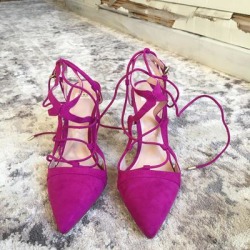 Zara Shoes | Fuscia Colored Heels | Color: Pink | Size: 9
