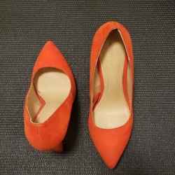Zara Shoes | Orange Zara Heels | Color: Orange | Size: 7