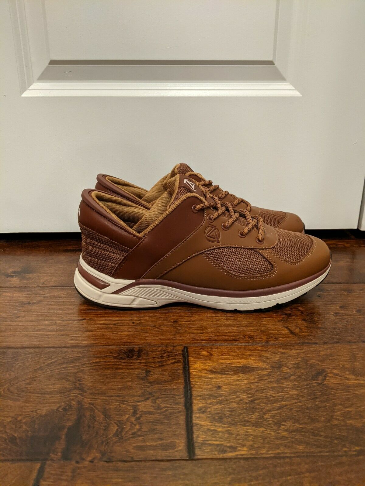 Zeba Hands Free Sneakers Brown Comfort Walking Shoes Mens Slip On Size 10.5