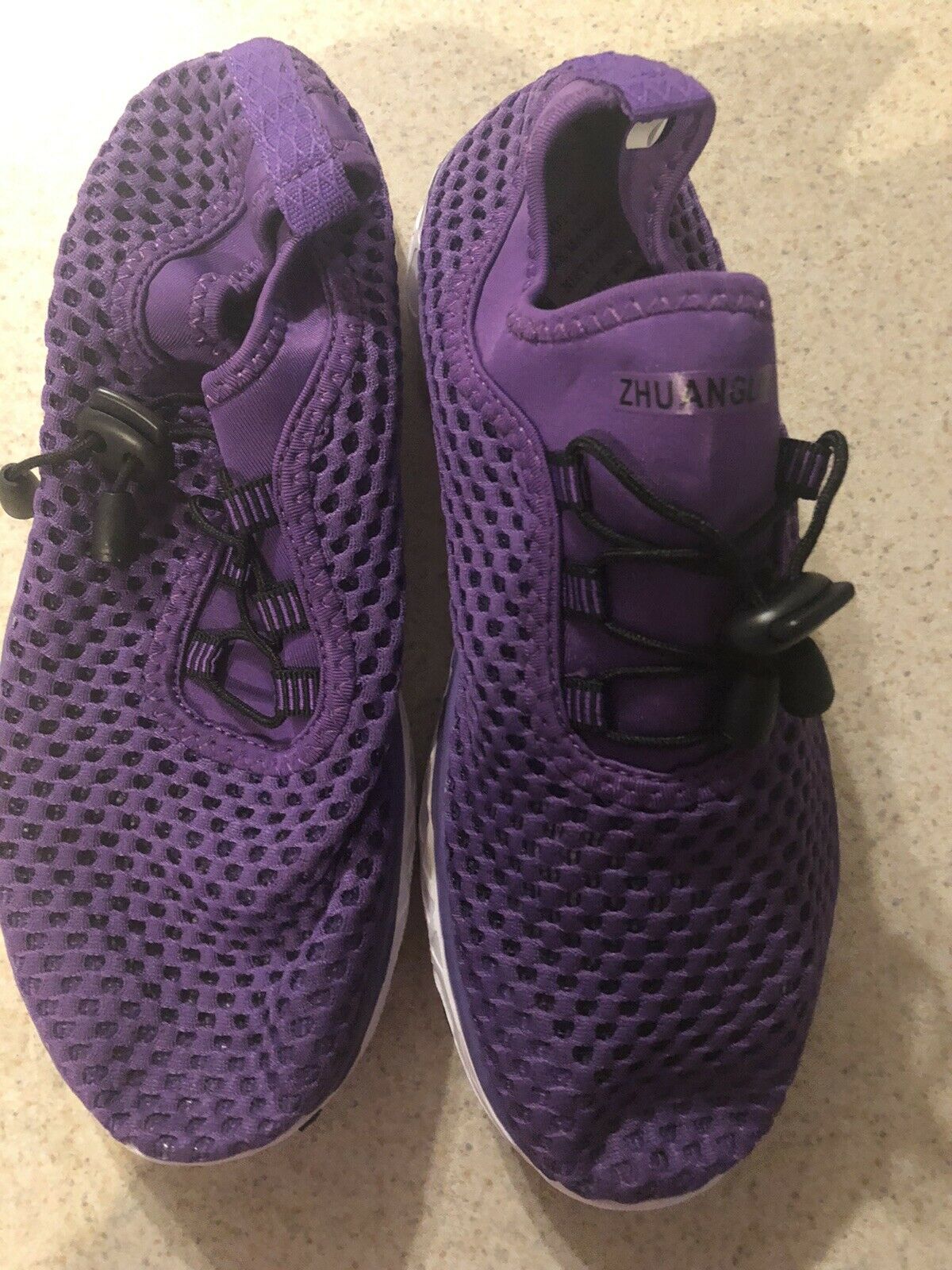Zhuanglin Women's Quick Drying Aqua Water Shoes Casual Walking Shoes 7.5 Purple