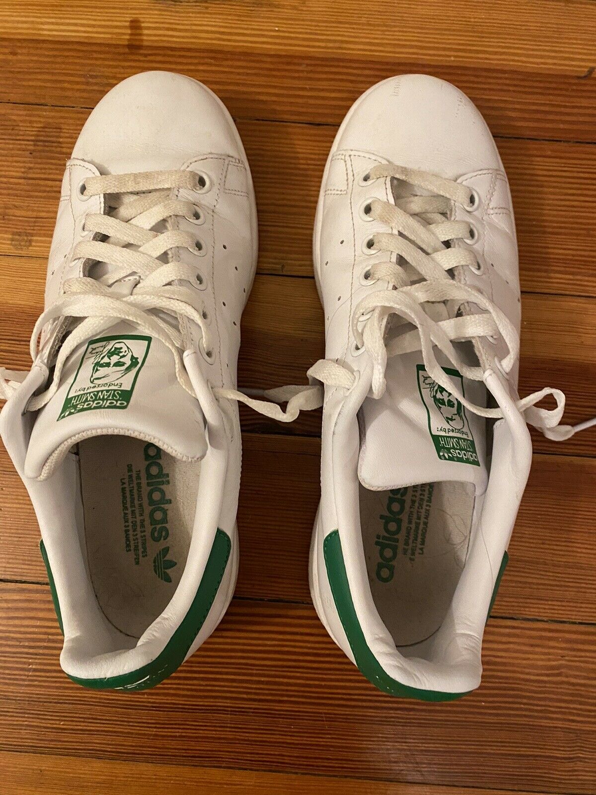 Adidas Originals Men's Stan Smith OG Shoes 8.5 White/Green FX5502
