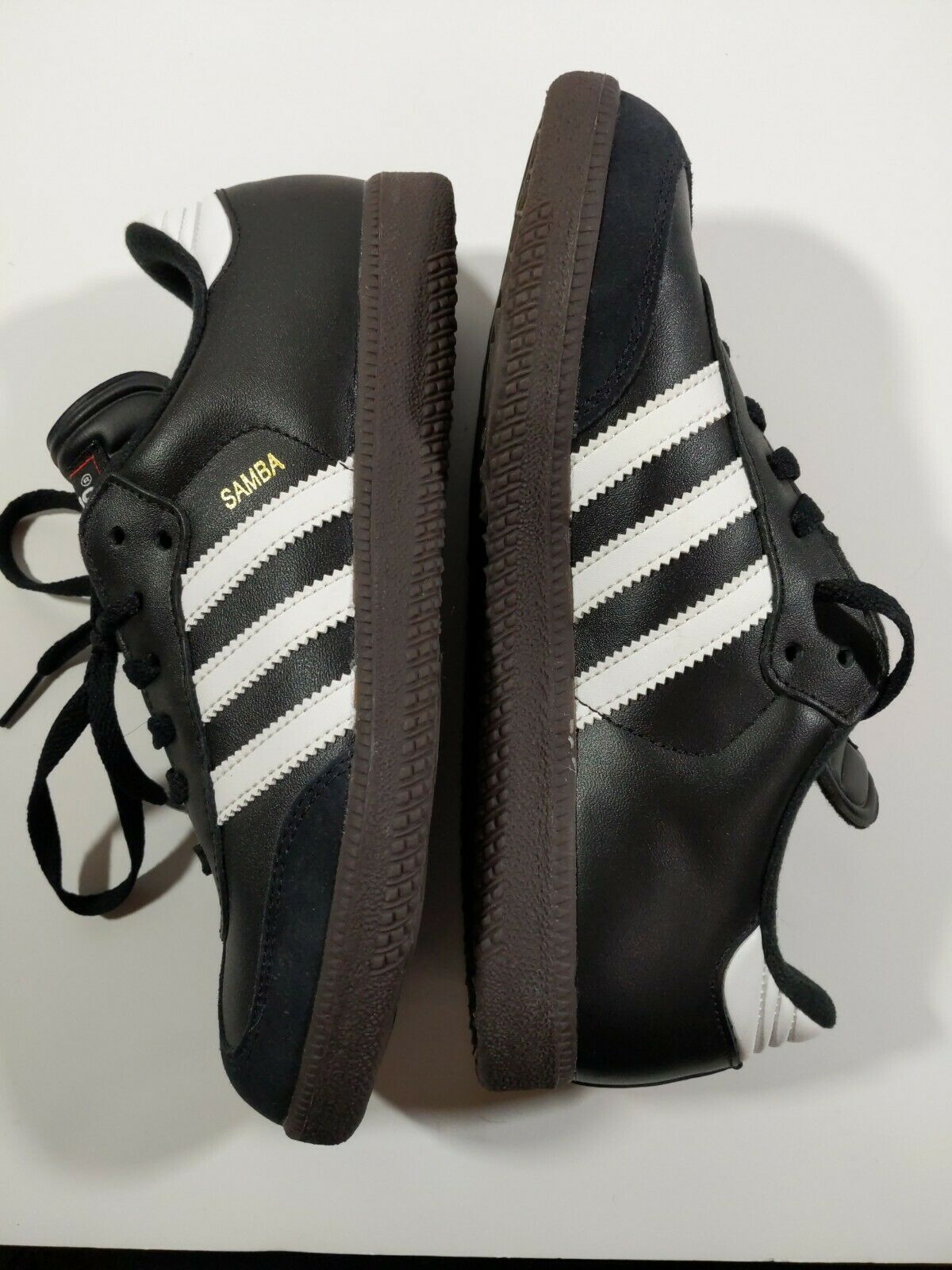Adidas Originals Samba Kids Boys Athletic Sneaker Black Soccer Shoe SZ US 5