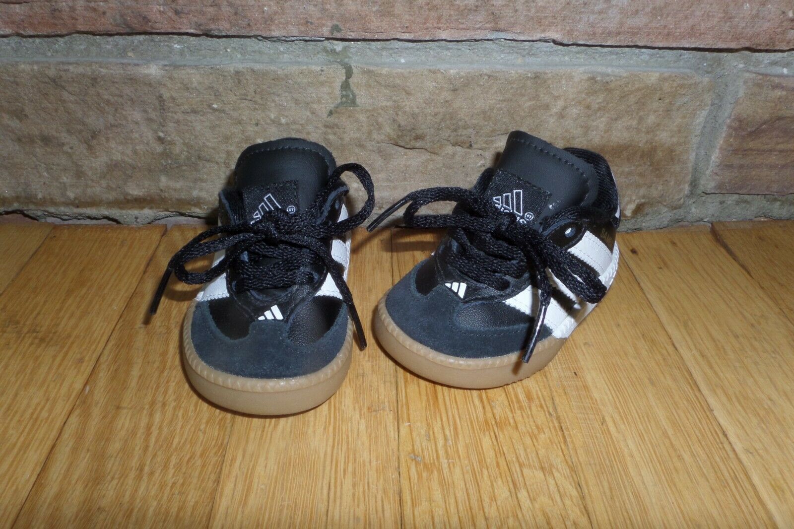 Adidas Sambas Toddler Size 2K Black Shoes
