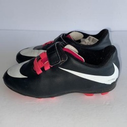 Adidas Shoes | Girls Toddler Adidas Soccer Cleats Size 11 | Color: Black/Pink | Size: 11g