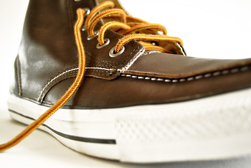 brown yellow shoe converse mens sneaker stitching casual... (Photo: michaelnpatterson on Flickr)