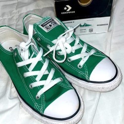 Converse Shoes | Amazon Green Converse Chucks Taylor | Color: Green/White | Size: 3bb