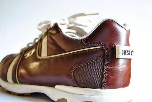 shoe diesel maroon mens sneaker casual laces (Photo: michaelnpatterson on Flickr)