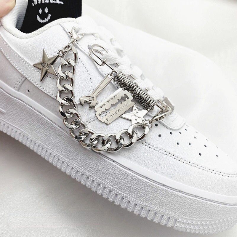 Fashion DIY Shoe Accessories for Nike Air Force 1 Vintage Shoes Charms for Sneaker Luxury Quality Sneaker Decorations Hot Sale