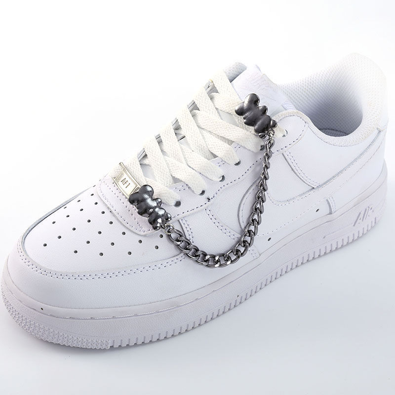 Fashion Sneakers Decorations for Nike Air Force 1 Rhinestone Chain Shoe Accessories Vintage Designer Shoe Charms Trend Quality