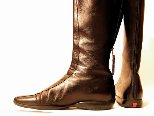 boot boots prada zip isolated (Photo: nigeljohnwade on Flickr)