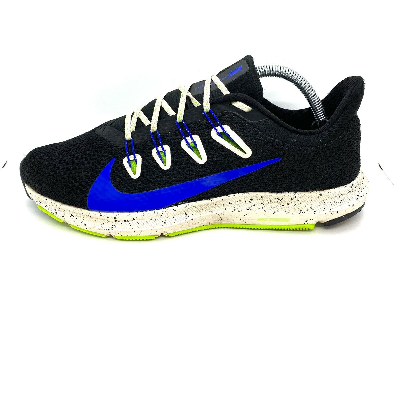 Men's Nike Quest 2 SE Running Shoes Black / Blue / Desert Sand Sz 9.5 CJ6185 001