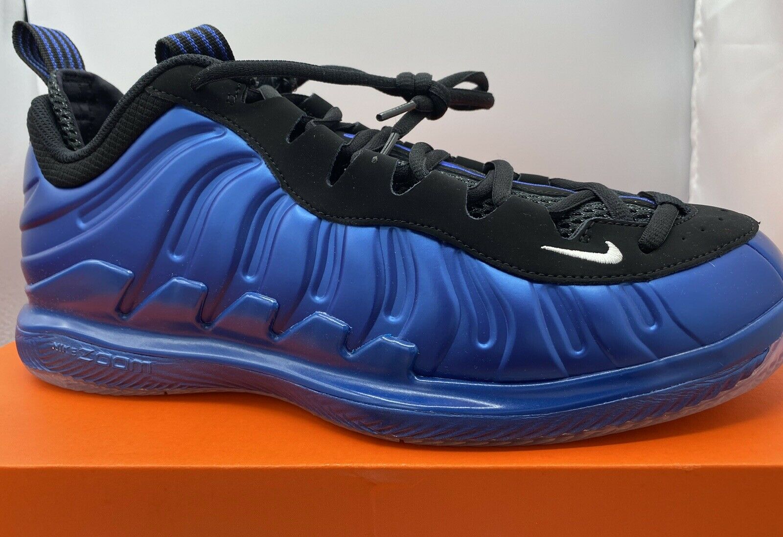 Men's Nike Zoom Vapor X Foamposite Royal Blue Tennis Shoes AO8760-500 Size 12