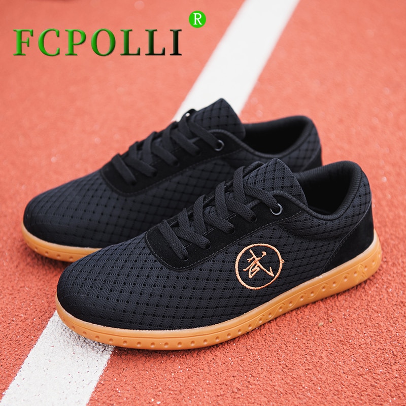 New Martial arts shoes for Unisex Mesh Breathable kids Kung fu shoes Chinese Men Women Tai Chi White Black Martial Art Sneakers