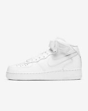 Nike Air Force 1 Mid '07 Retro OG Shoes Triple White CW2289-111 Mens Size