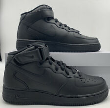 Nike Air Force 1 Mid '07 Retro Shoes Triple Black CW2289-001 Mens Size