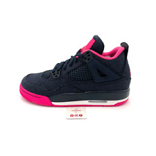Nike Air Jordan 4 Retro Denim GS (487724-408) Youth Girl Size 5.5Y-7Y Shoes