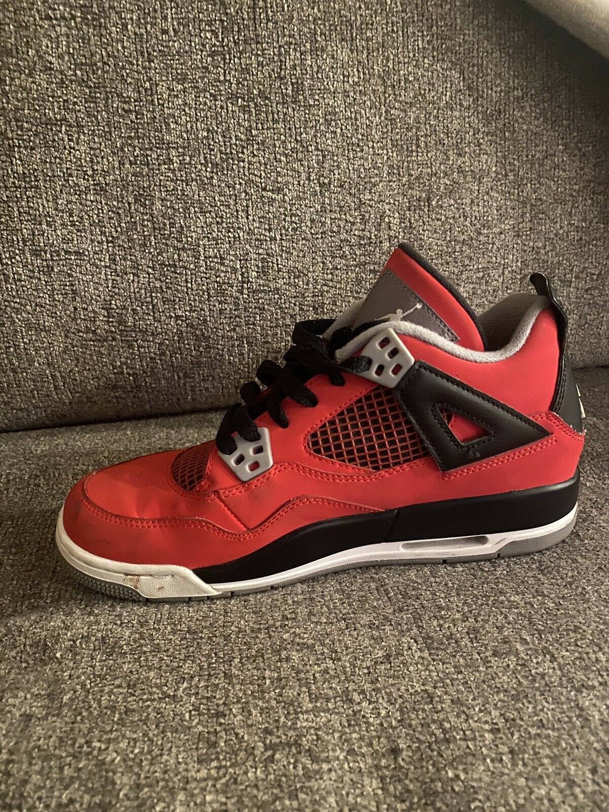 Nike Air Jordan 4 Retro GS Youth Size 6Y Toro Bravo Red 408452-603 *Right Shoe*