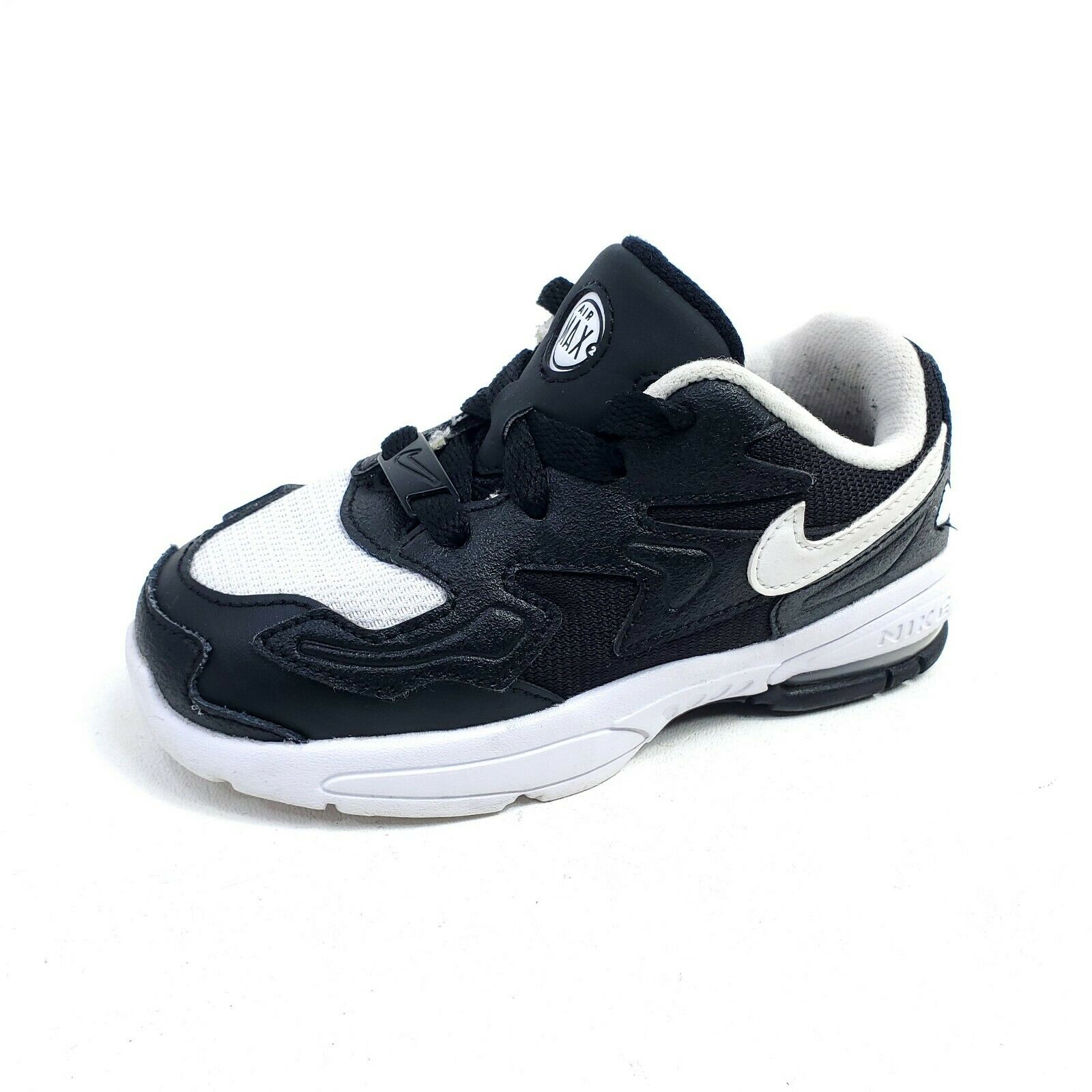 Nike Air Max2 Light Toddler 10C Shoes Black White CJ4028-001 Running Athletic