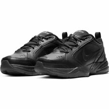 Nike AIR MONARCH IV Mens Black 001 Walking Shoes Medium & WIDE WIDTH 4E EEEE