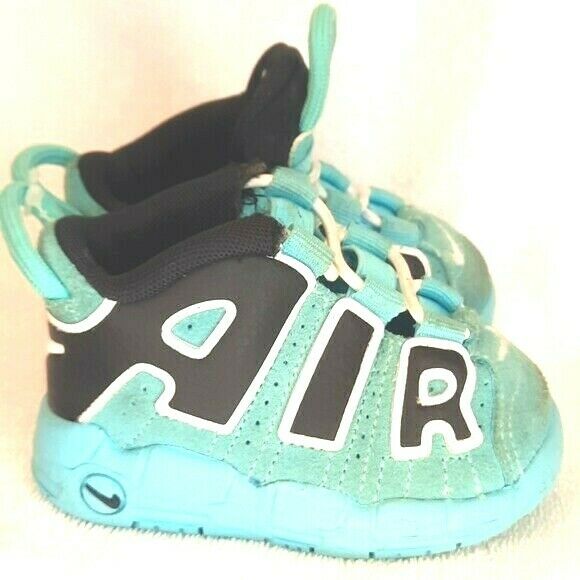 Nike Air More Uptempo TD ‘Light Aqua’ CK0825-403 Size 4C Toddler shoes