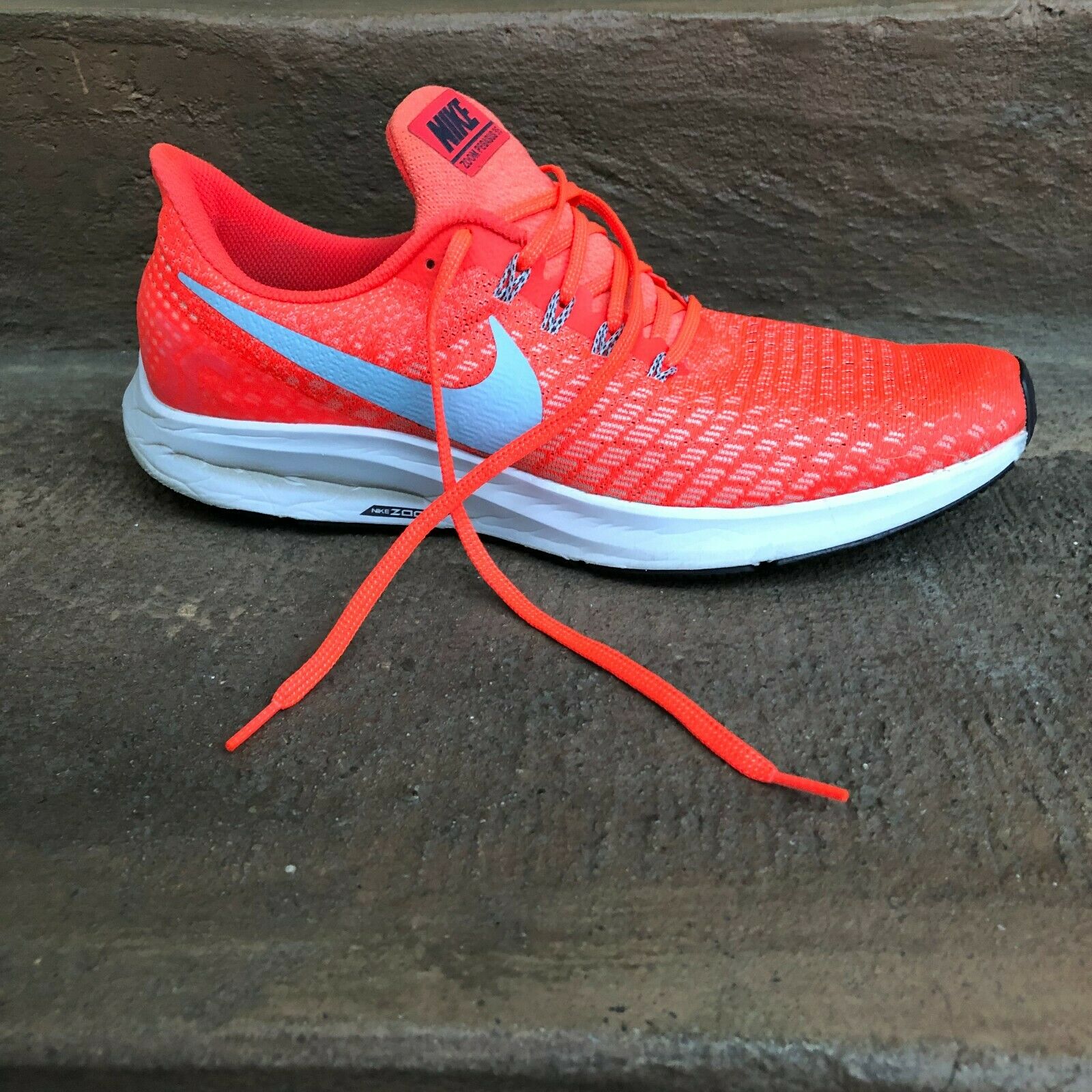 Nike Air Zoom Pegasus 35 Men's Size 13 Bright Crimson Running Shoes 942851-600