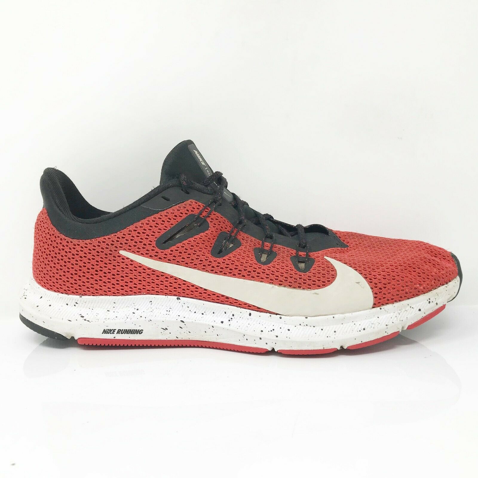Nike Mens Quest 2 SE CJ6185-600 Red Black Running Shoes Sneakers Size 9.5