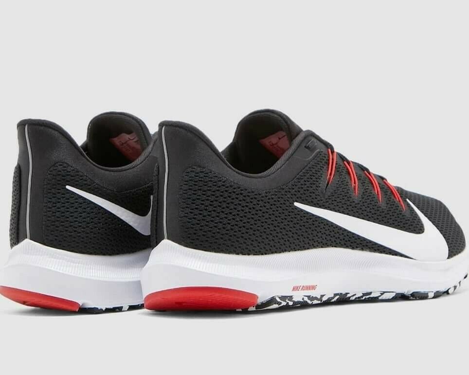 Nike Quest 2 Black White Red Men’s Running Shoes CI3787-008 Size 9