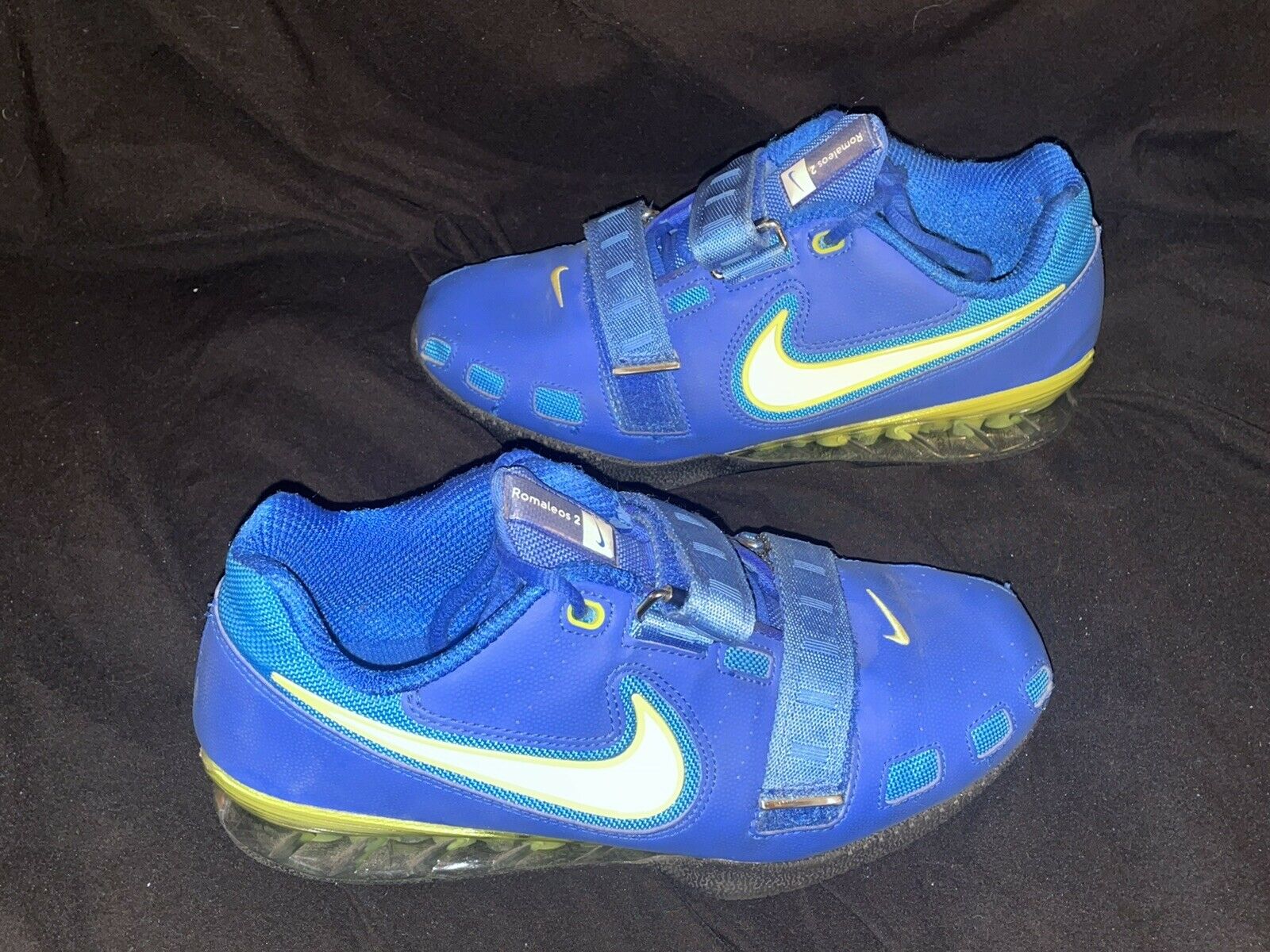 Nike Romaleos 2 Men's Weightlifting Shoes Hyper Blue 476927-417 Sz 8.5