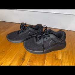 Nike Shoes | Black Toddler Nike Sneakers | Color: Black | Size: 11g