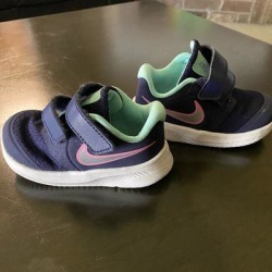 Nike Shoes | Infant Girls Nike Shoes | Color: Blue/Pink | Size: 5bb