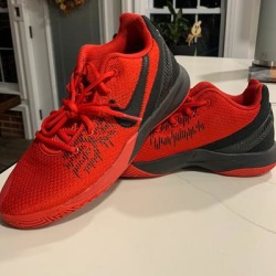 Nike Shoes | Like New Nike Basketball Shoes Red And Black | Color: Black/Red | Size: 7bb