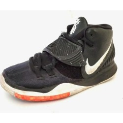 Nike Shoes | Nike Kyrie 6 Gs Jet Black Basketball Shoes Youth Boys 4y Black White Bq5599-001 | Color: Black | Size: 4bb