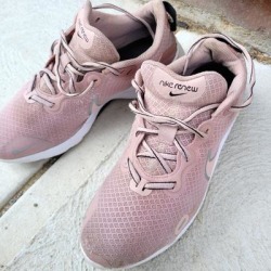Nike Shoes | Nike Renew Women Running Sz 10 | Color: White/Silver | Size: 10