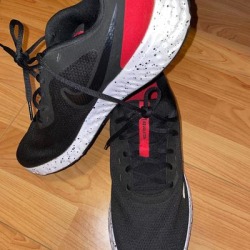 Nike Shoes | Nike Revolution 5 'Anthracite' Shoes Red And Black | Color: Black/Red | Size: 11.5