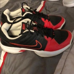 Nike Shoes | Nike Shoes Red And Black Size 12 Shoes | Color: Black/Red | Size: 12