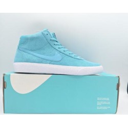 Nike Shoes | Nike Unisex Adult Sb Bruin Hi 923112 302 Blue Lace Up Sneaker Shoes Sz W 9.5m 8 | Color: Blue | Size: W 9.5m 8