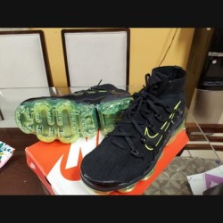 Nike Shoes | Nike.Vapormax Size 9.5 Men | Color: Black/Green | Size: 9.5