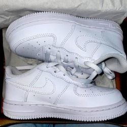 Nike Shoes | Toddler Size 9 Nike Force 1s | Color: White | Size: 9c Toddler