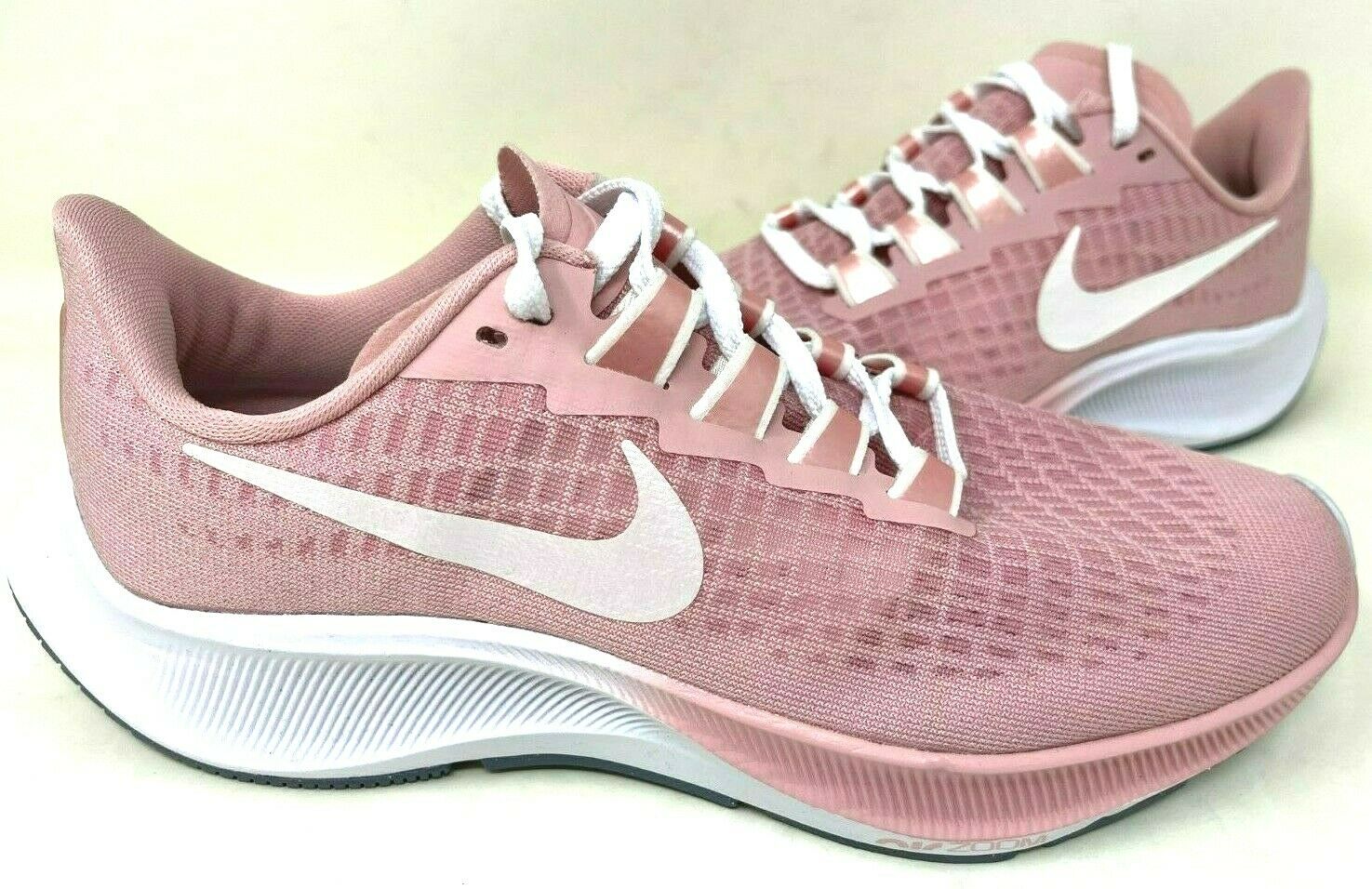 Nike Women's Air Zoom Pegasus 37 Running Shoes Pink/White #DH0129 Size:7.5 202F