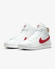 Nike Women's Court Royal 2 Mid Shoes White University Red CT1725-101 NEW