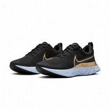 Nike Women's React Infinity Run Flyknit 2 Running Shoe Black Gold CT2423-009 NEW