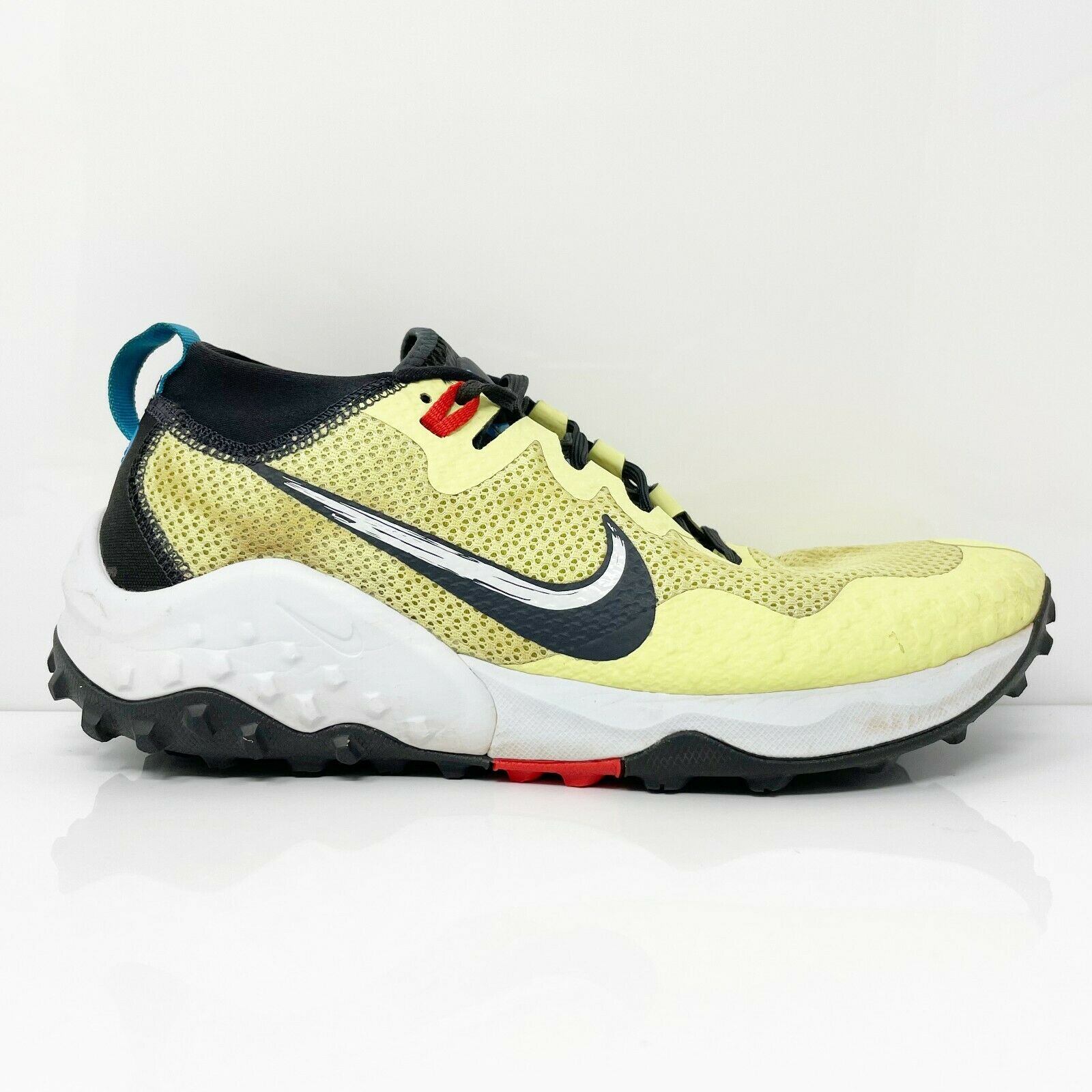 Nike Womens Wildhorse 7 CZ1864-300 Yellow Running Shoes Sneakers Size 10