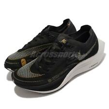 Nike ZoomX Vaporfly Next% 2 Black Gold White Men Running Shoes CU4111-001