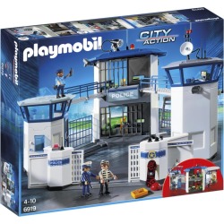 Playmobil - Police Headquarters With Prison - Multi - One