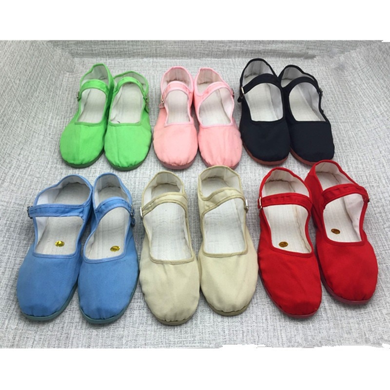 pure handmade Cotton Shoes chinese lady Vintage Chinese Kung Fu shoes Wing Chun Tai Chi Martial Art Pure Cotton Shoes