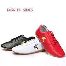 Soft Cow Leather Kung fu Tai chi Shoes Martial arts Wushu Sports Sneakers Shoes