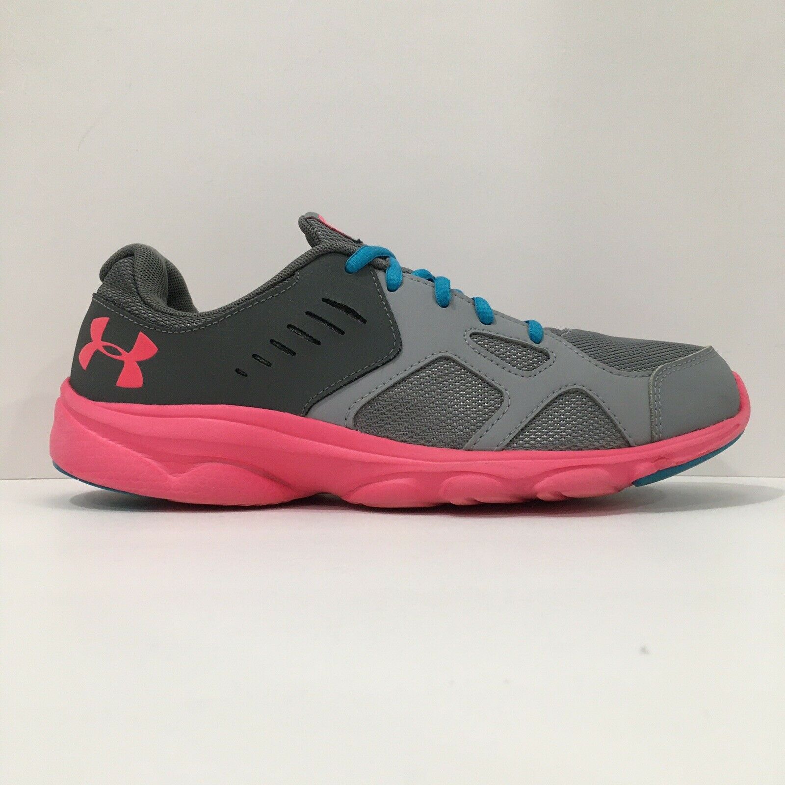 Under Armour Youth 7Y Girl's Athletic Shoes GGS G Pace Running RN 1272293-100