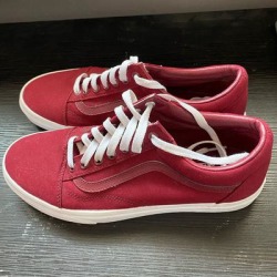 Vans Shoes | Mens Canvas Vans | Color: Red | Size: 9
